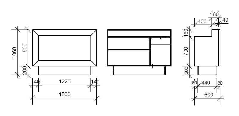 Silver Desk Structure Details