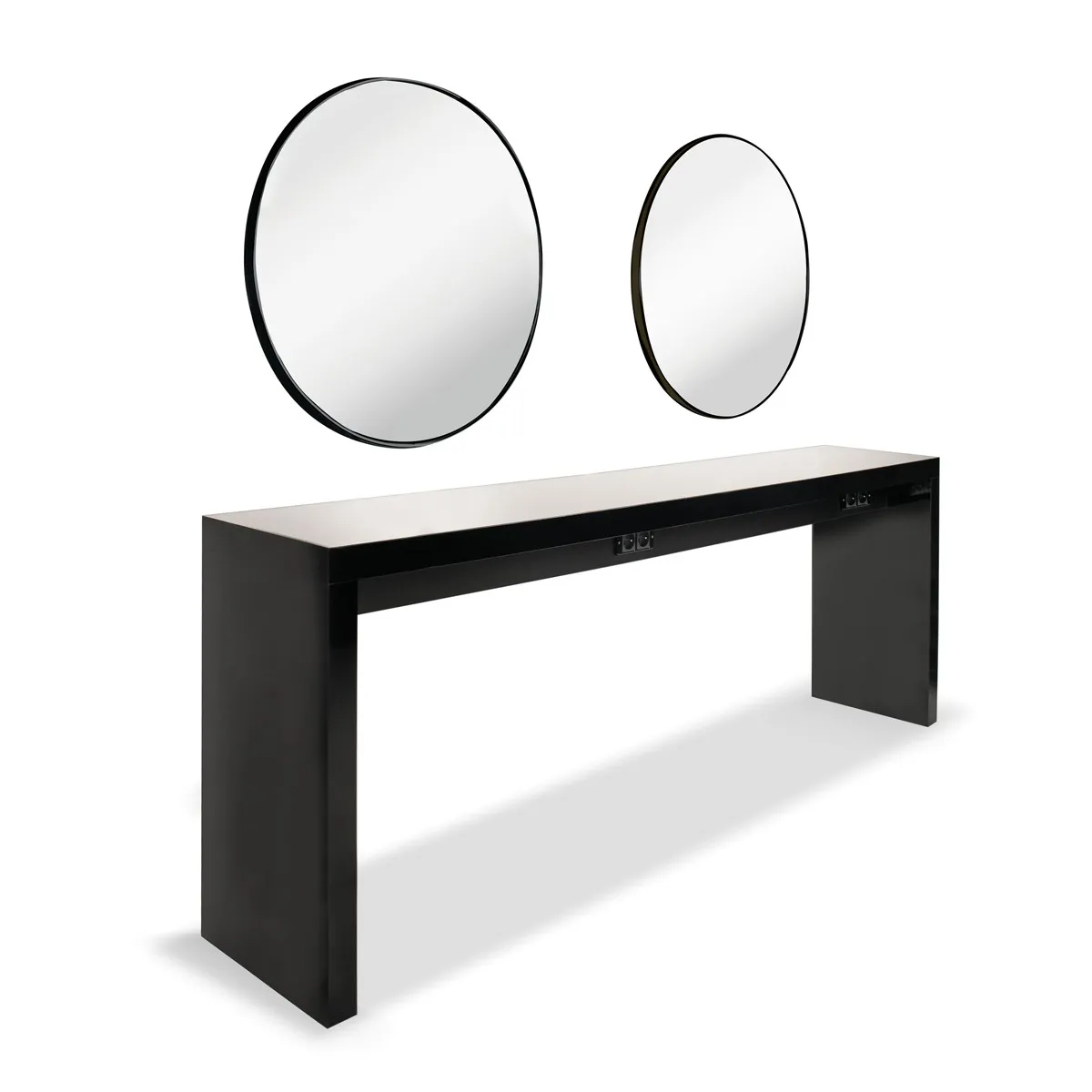 Frisierplatz Bar Miroir Rond