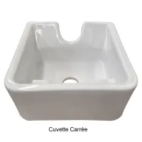 Teil für Waschsessel Bonde Siphoïde Cuvette Carrée & HOLIII #2